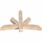 Ekena Millwork Alberta Smooth Timber Gable Bracket, Douglas Fir, 60"W x 40"H x 5 1/2"D x 5 1/2"F, 16/12 Pitch GBW060X40X0606ALB00SDF - alternate 3